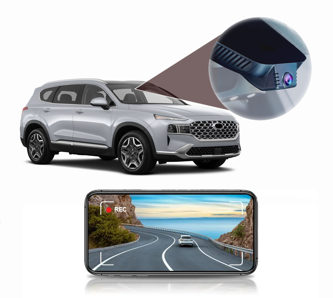 Hyundai Santa Fe 2021-2023 Dash Cam - Dash Cams by OE Witness