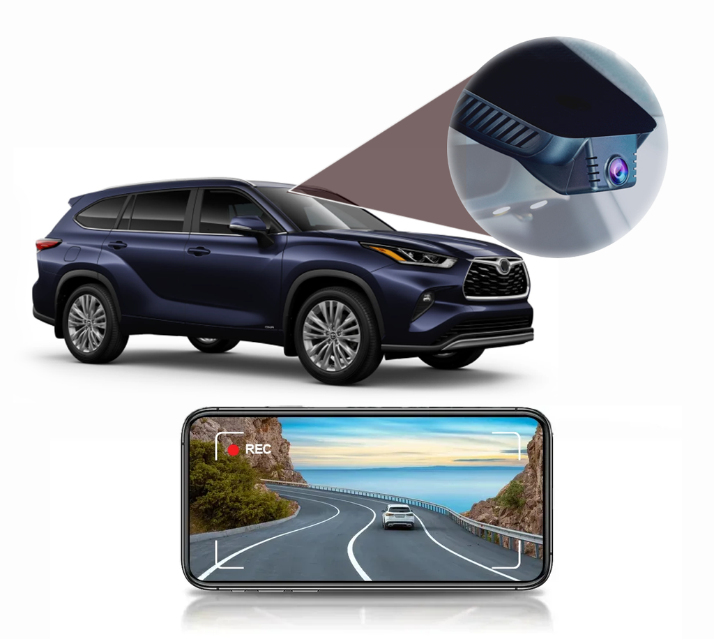 Toyota Highlander 4th Gen 2020-2025 Dash Cam - Dash Cams by OE Witness